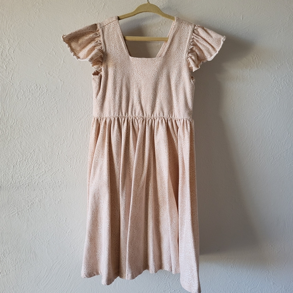 Alice + Ames Painted Dot Flutter Sleeve Twirl Dress Size 8
